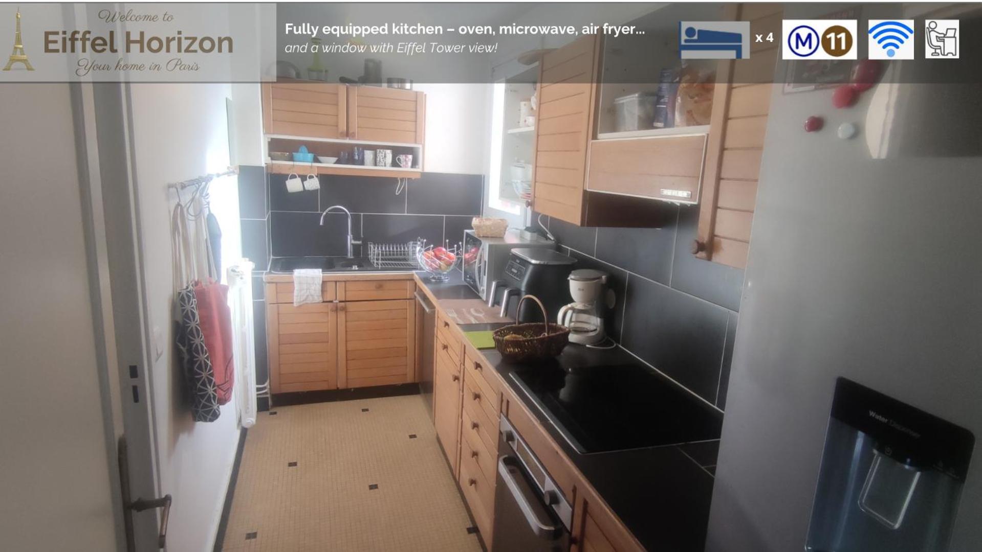 Eiffel Horizon - Grand Espace Familial Au Pied Du Metro Accommodatie bij particulieren *