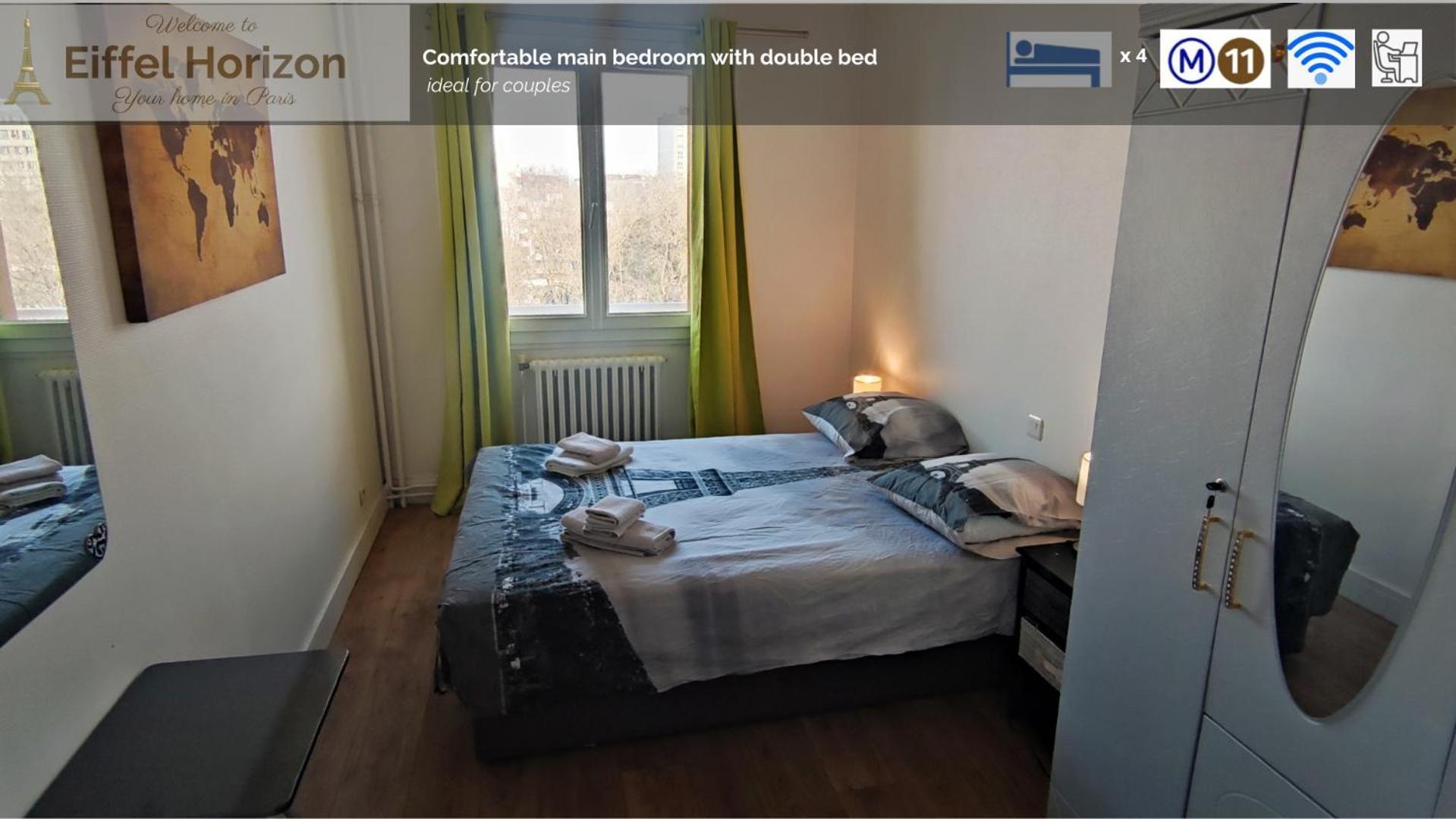 Eiffel Horizon - Grand Espace Familial Au Pied Du Metro Accommodatie bij particulieren *