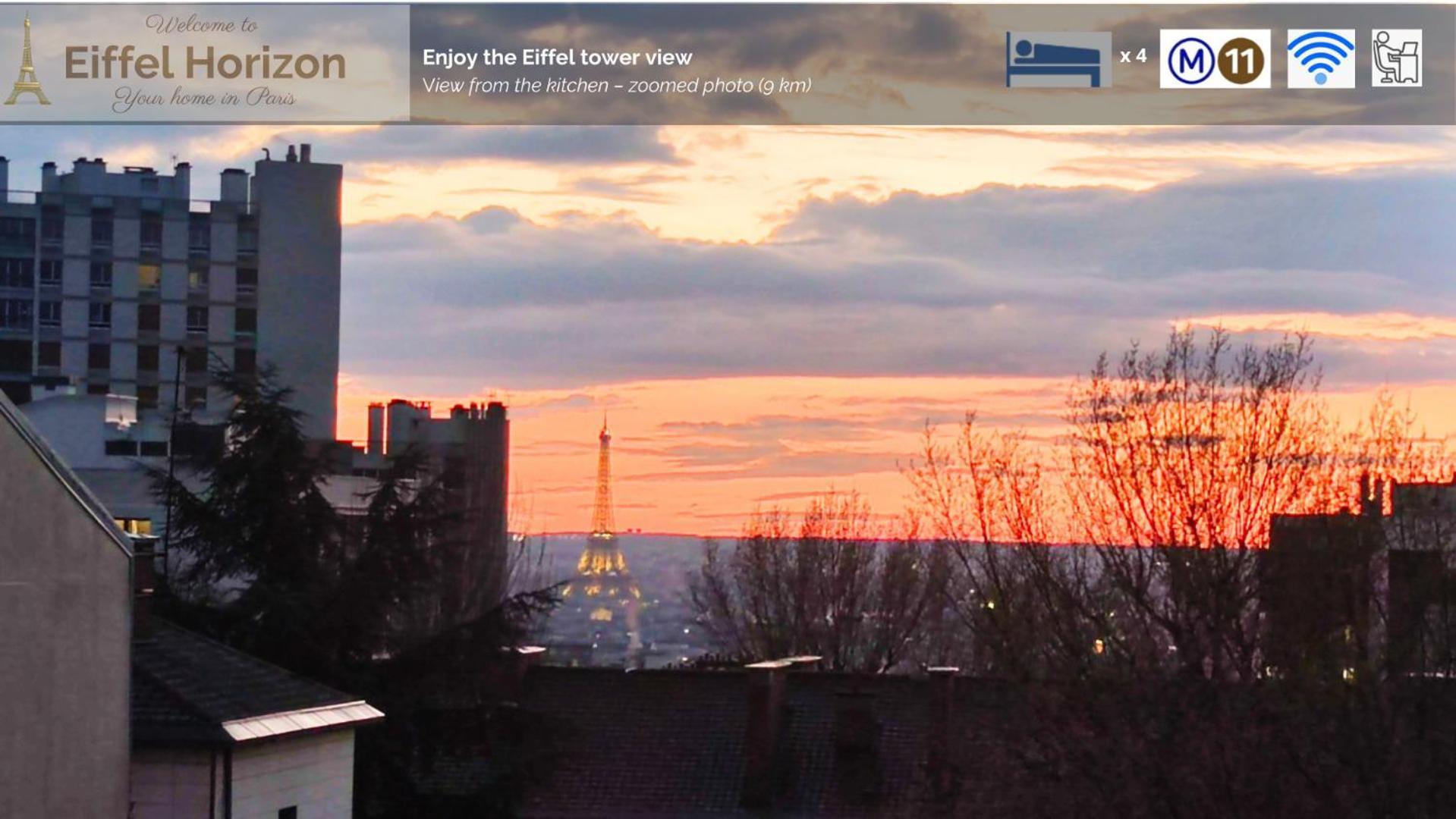 Eiffel Horizon - Grand Espace Familial Au Pied Du Metro Parijs